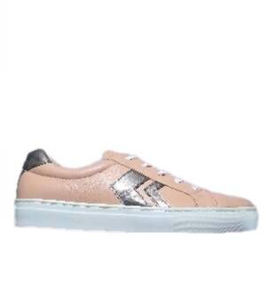 NEW ERIC MICHAEL women's cosmo leather sneaker in pink